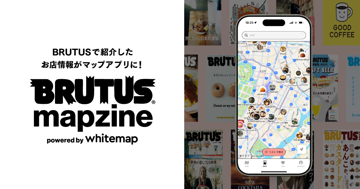 White Map logo